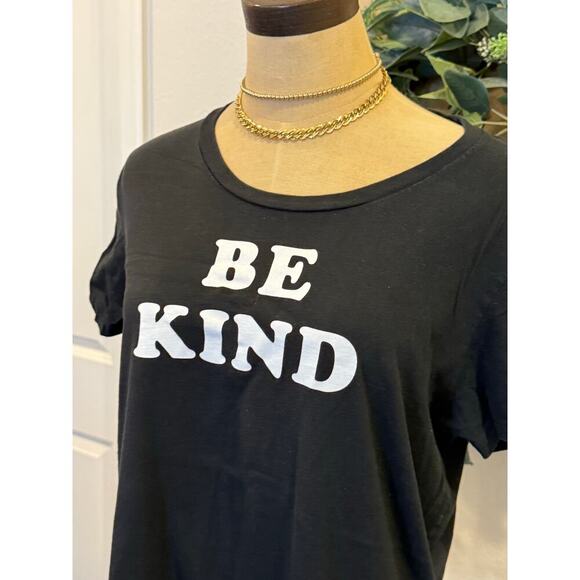 SAVAGE SEEDS "Be Kind" Black Tee T-Shirt Women size XL - Picture 2 of 8